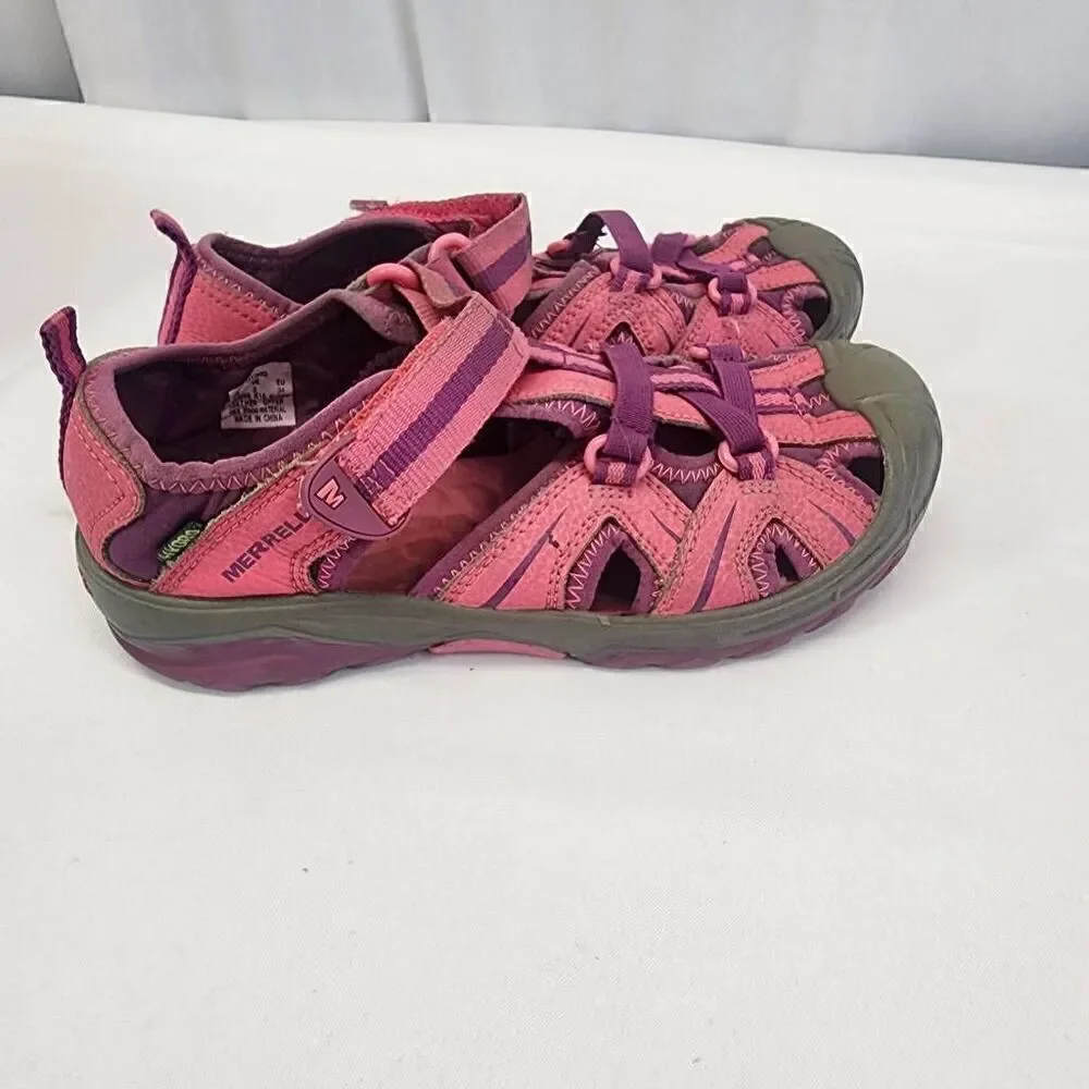 MERRELL Little Girls Pink Hydro Sport Sandals Size 3